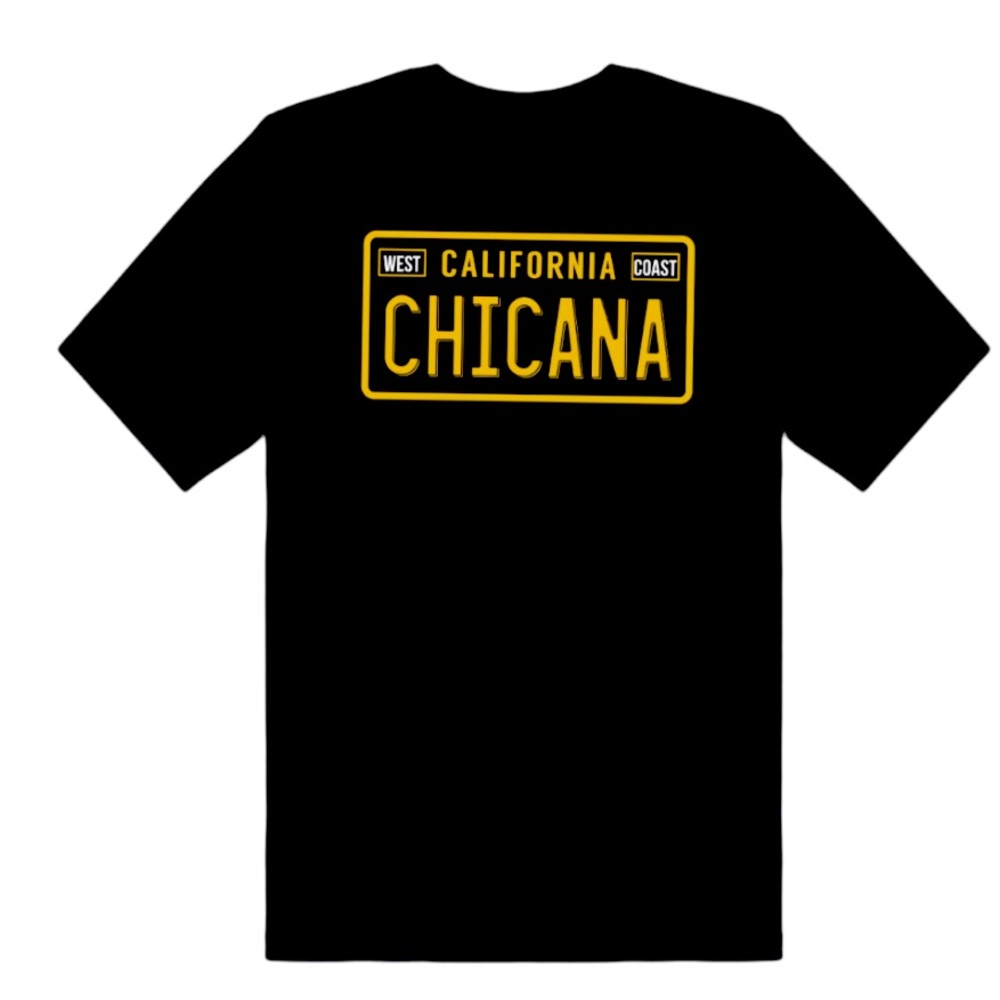 Chicana Shirts, Black Chicana T-Shirt, California
Chicana Top